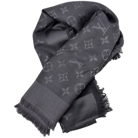 lv scarf gray|louis vuitton purse scarf.